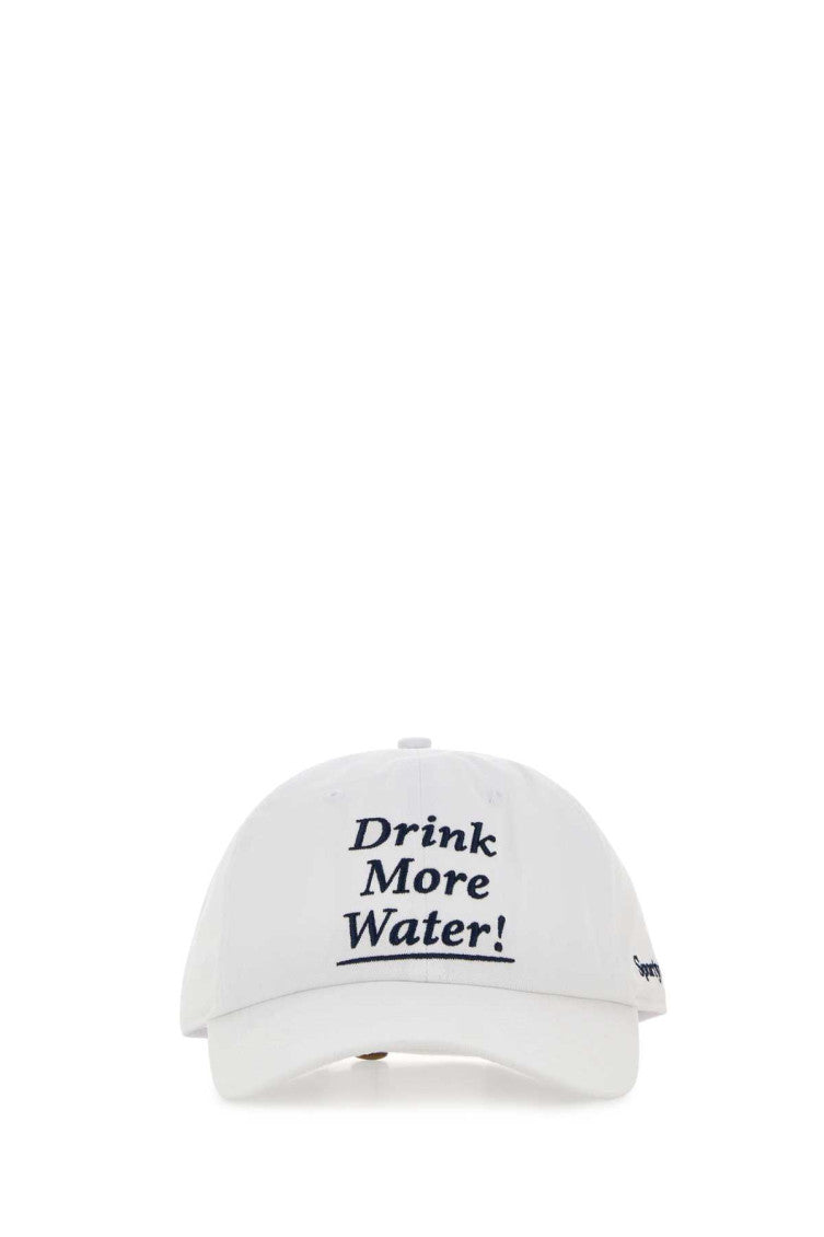 White Solid Baseball Cap 1