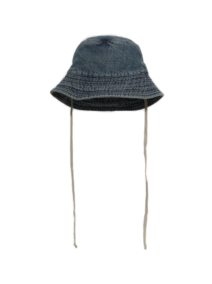 Denim Solid Bucket Hat 1