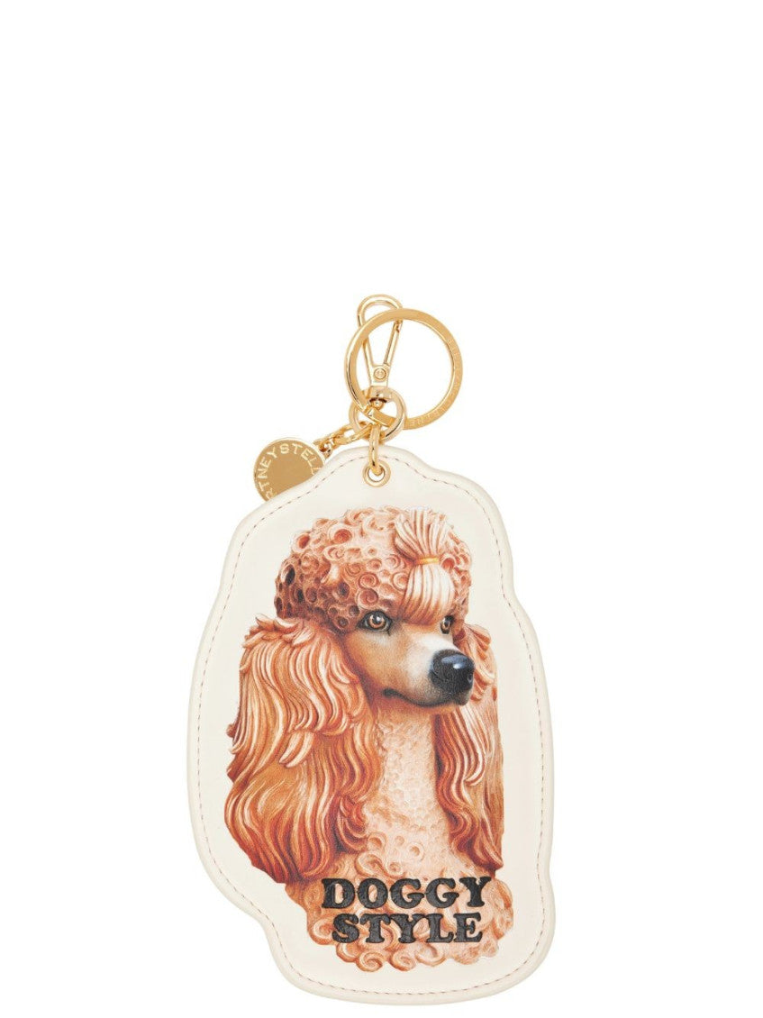 White Printed Key Holder 1
