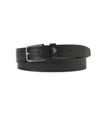 Black Tongue Solid Formal Belt 1