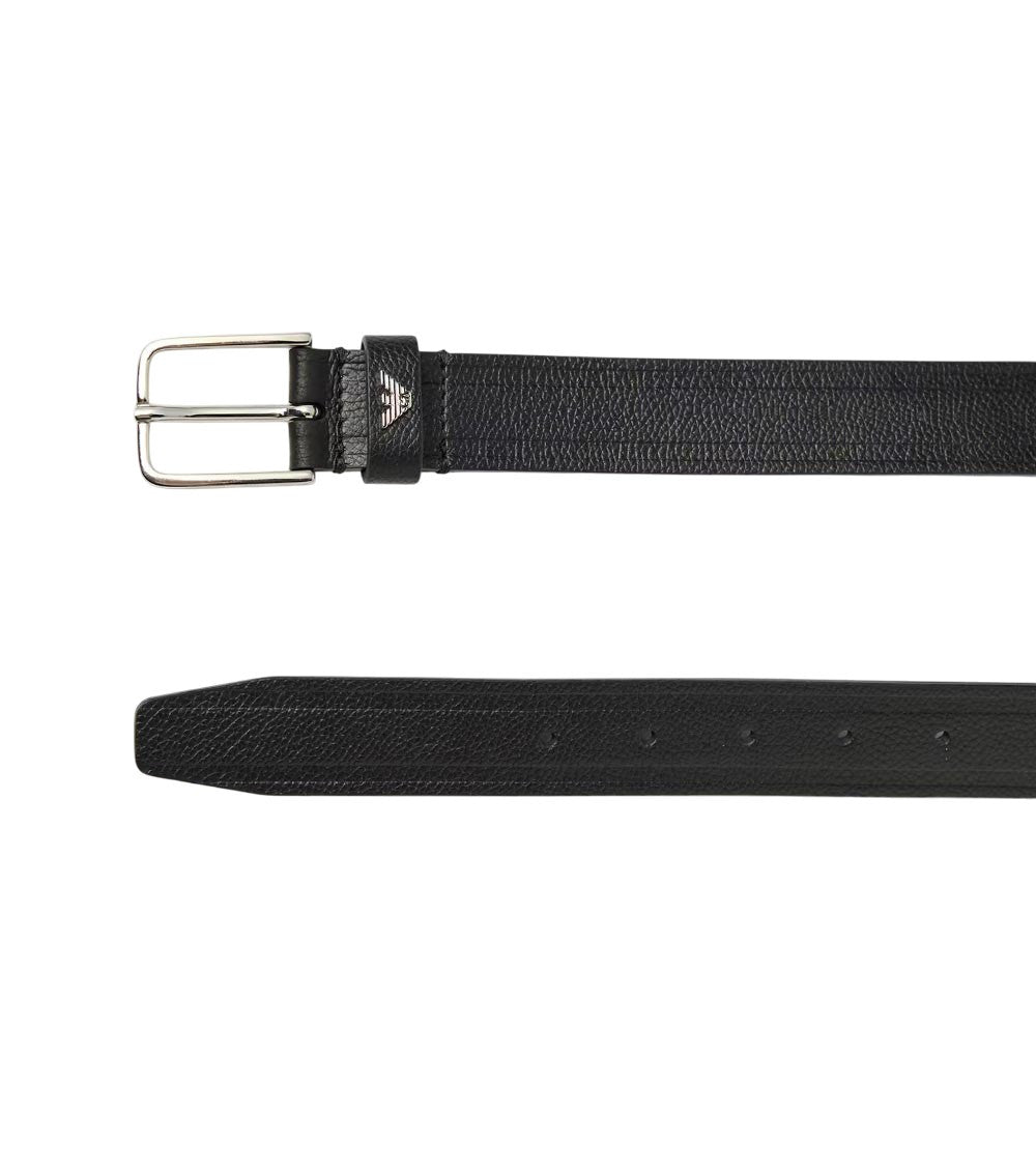 Black Tongue Solid Formal Belt 2