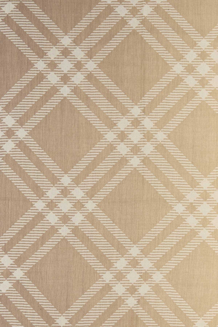 Beige Gradient Checked Scarf 2