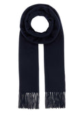 Navy Blue Solid Scarf 1