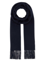 Navy Blue Solid Scarf 1