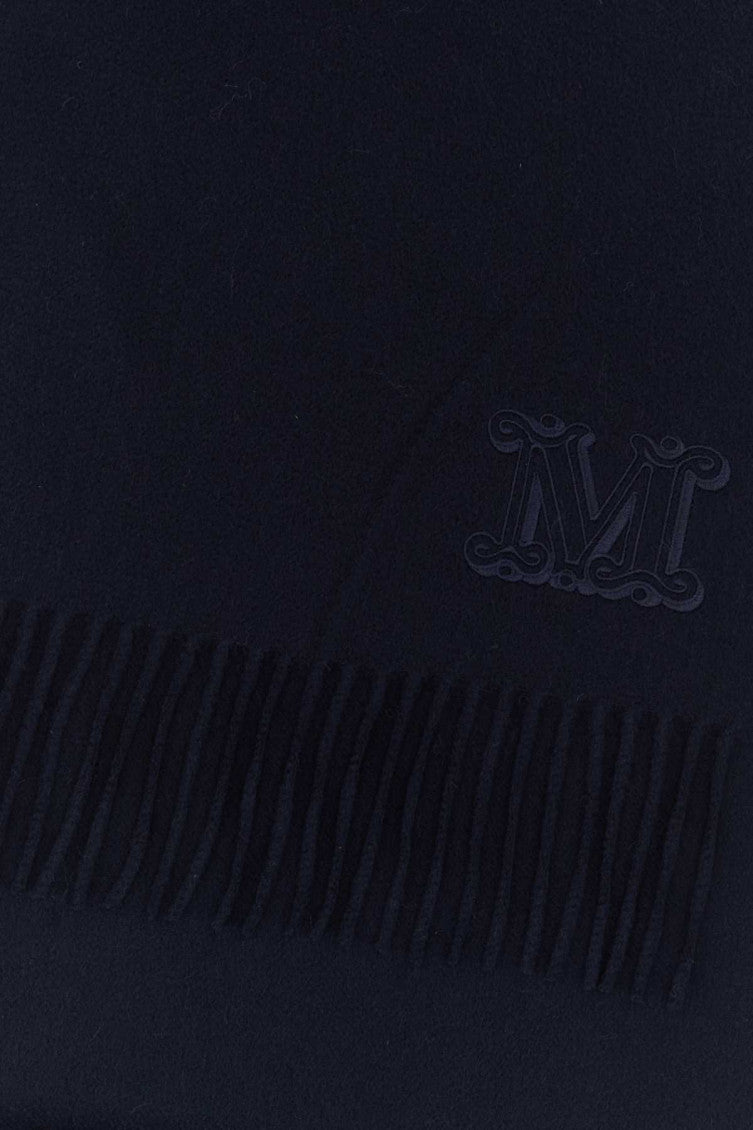 Navy Blue Solid Scarf 2