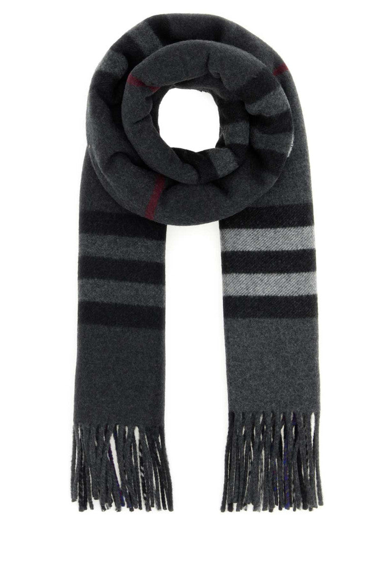 Charcoal Double GC EKD Stripes Scarf 1