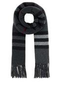Charcoal Double GC EKD Stripes Scarf 1