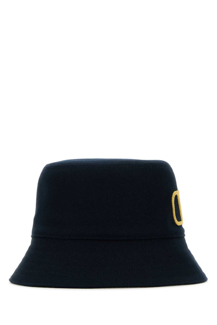 Midnight blue cotton bucket hat 2