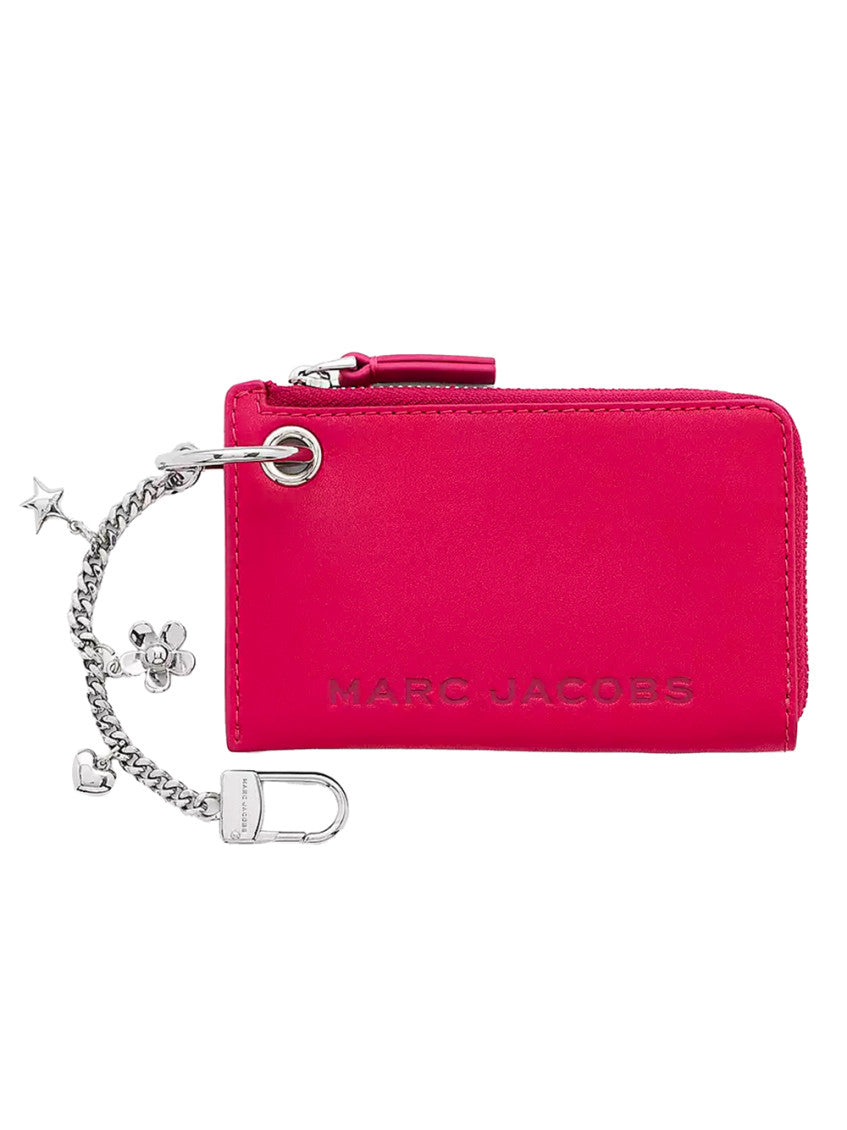 Pink Top Zip Charm Key Ring 1