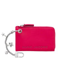 Pink Top Zip Charm Key Ring 1