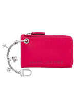 Pink Top Zip Charm Key Ring 1
