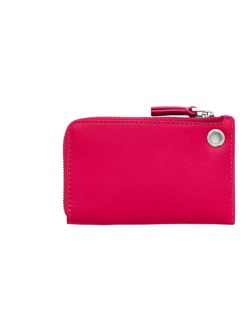 Pink Top Zip Charm Key Ring 2