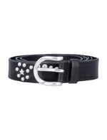 Black Studded Buckle Belt 1