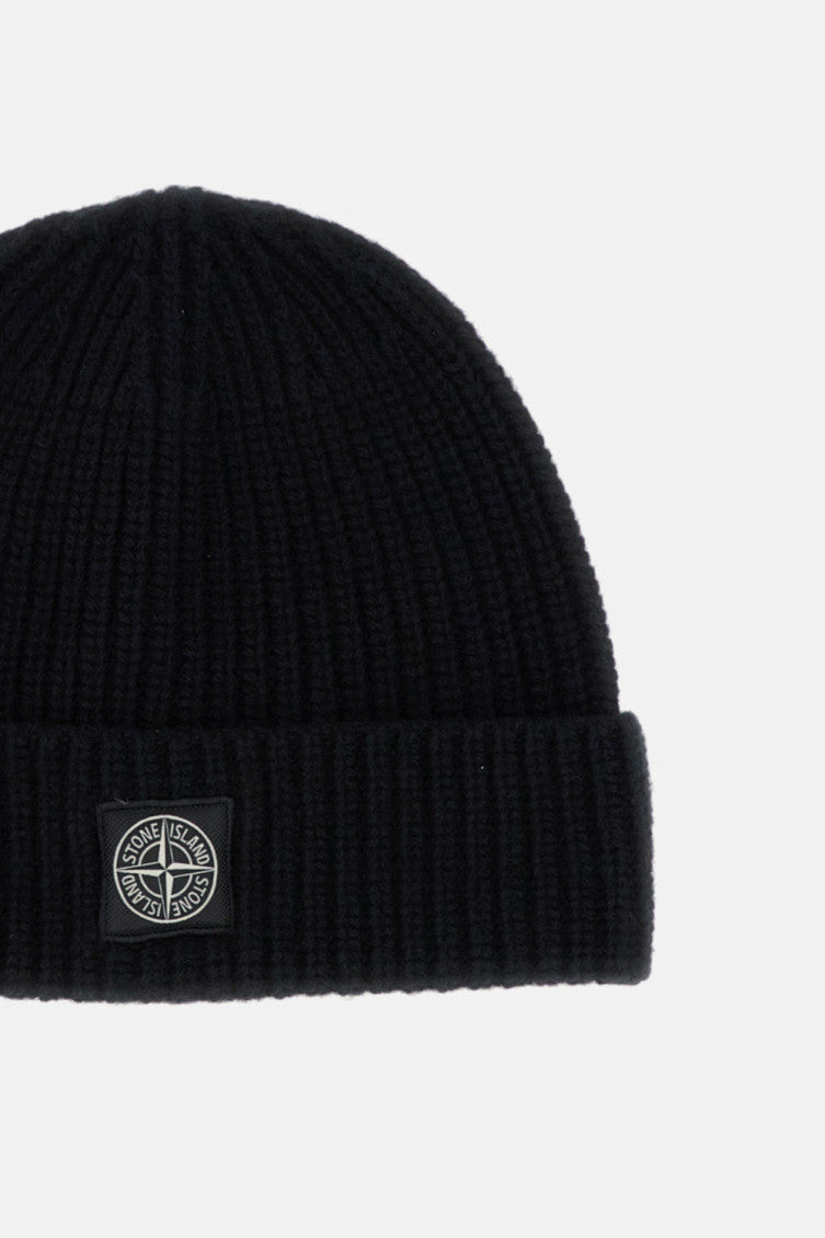 Black Logo Beanie Hat 2