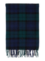 Green Check Pattern Scarf 1