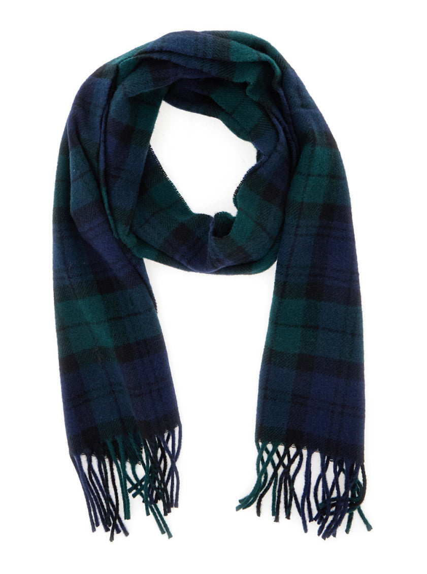 Green Check Pattern Scarf 2