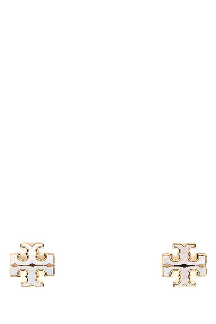 White Kira Stud Earrings 1