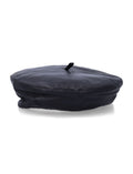 Black Solid Beret Hat 1