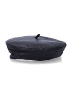 Black Solid Beret Hat 1