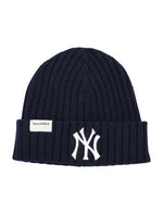 Navy Blue Logo Beanies Cap 1