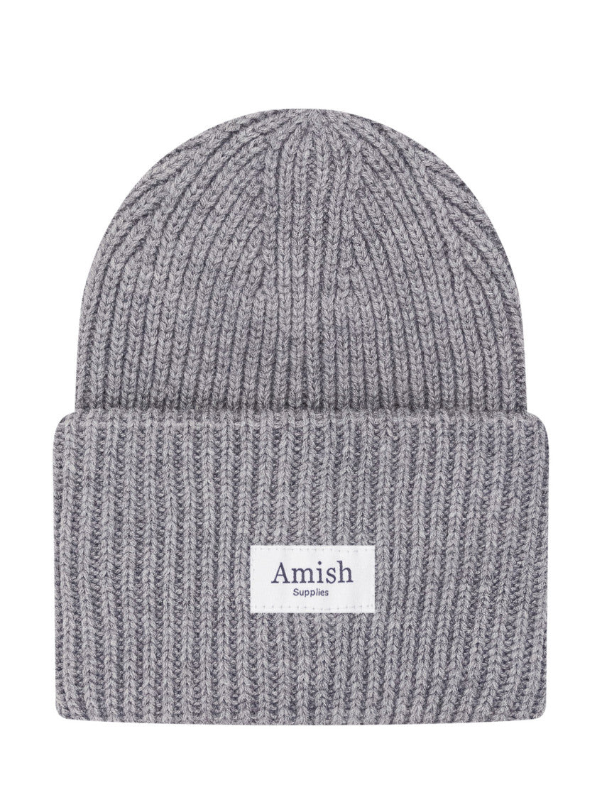 Grey Knitted Beanies Hat 1