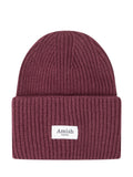 Burgundy Knitted Beanies Cap 1