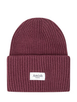 Burgundy Knitted Beanies Cap 1