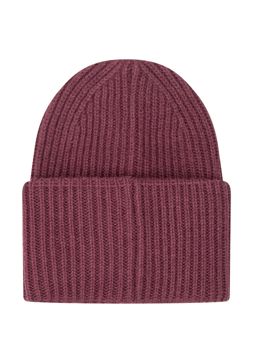 Burgundy Knitted Beanies Cap 2