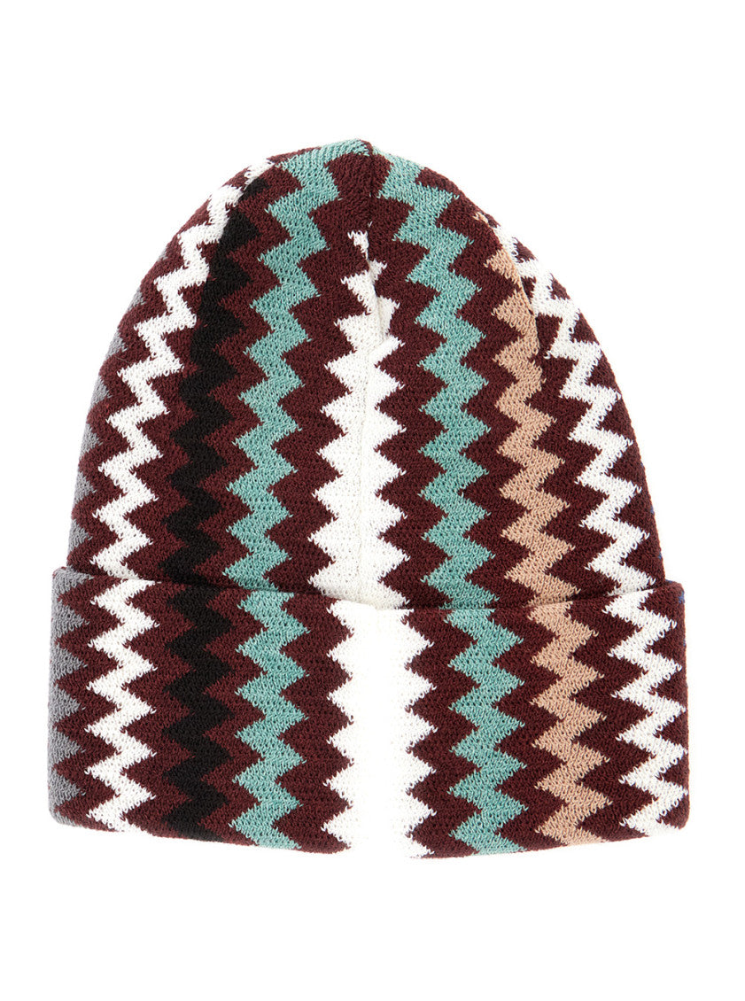 Multicolor Chevron Beanie Cap 2
