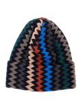 Multicolor Chevron Beanie Cap 1
