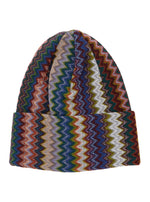 Multicolor Chevron Beanie Cap 1