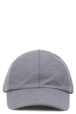 Grey Solid Baseball Cap 1