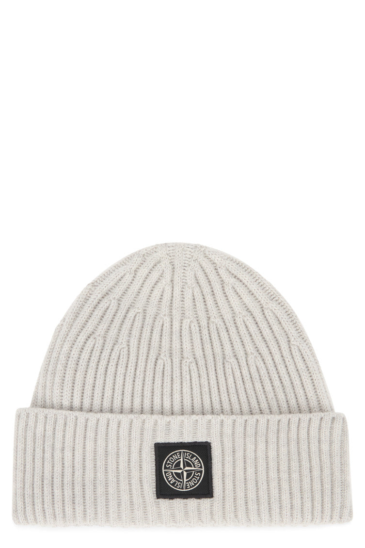 Grey Knitted Beanie Cap 1