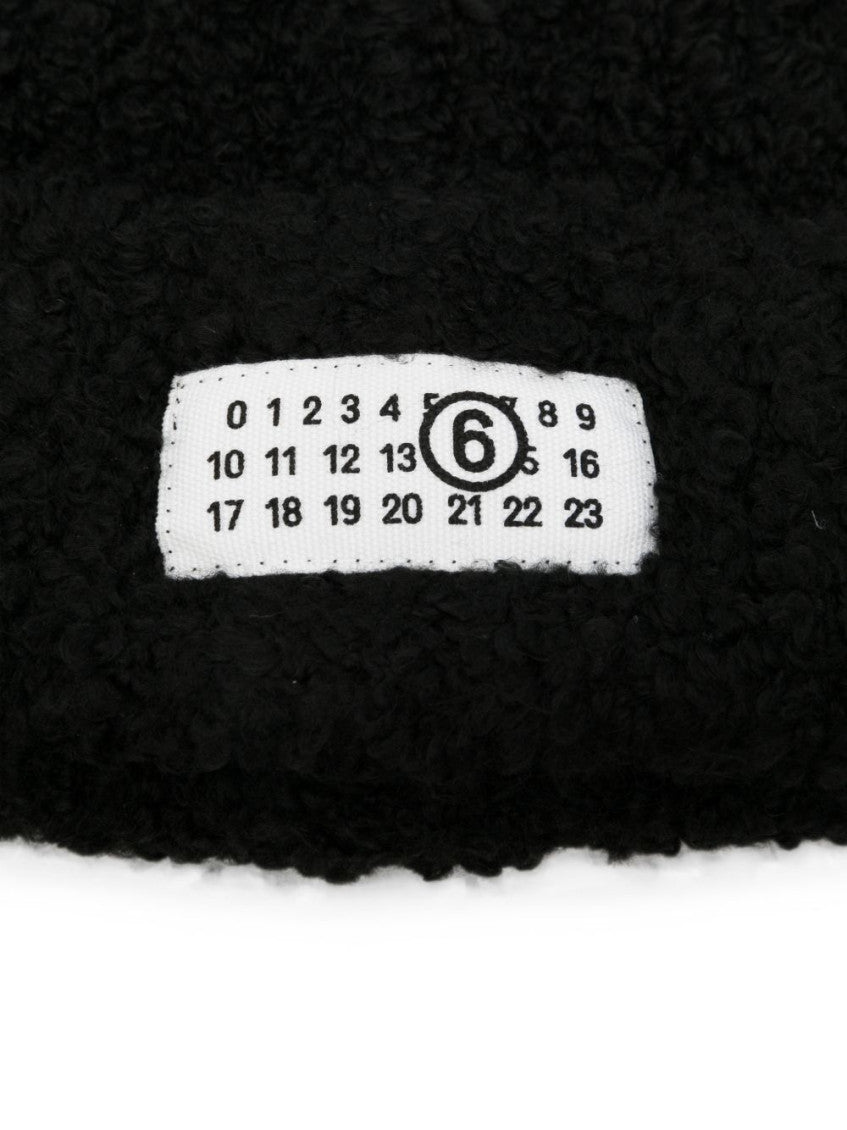 Black Knitted Beanies Cap 3