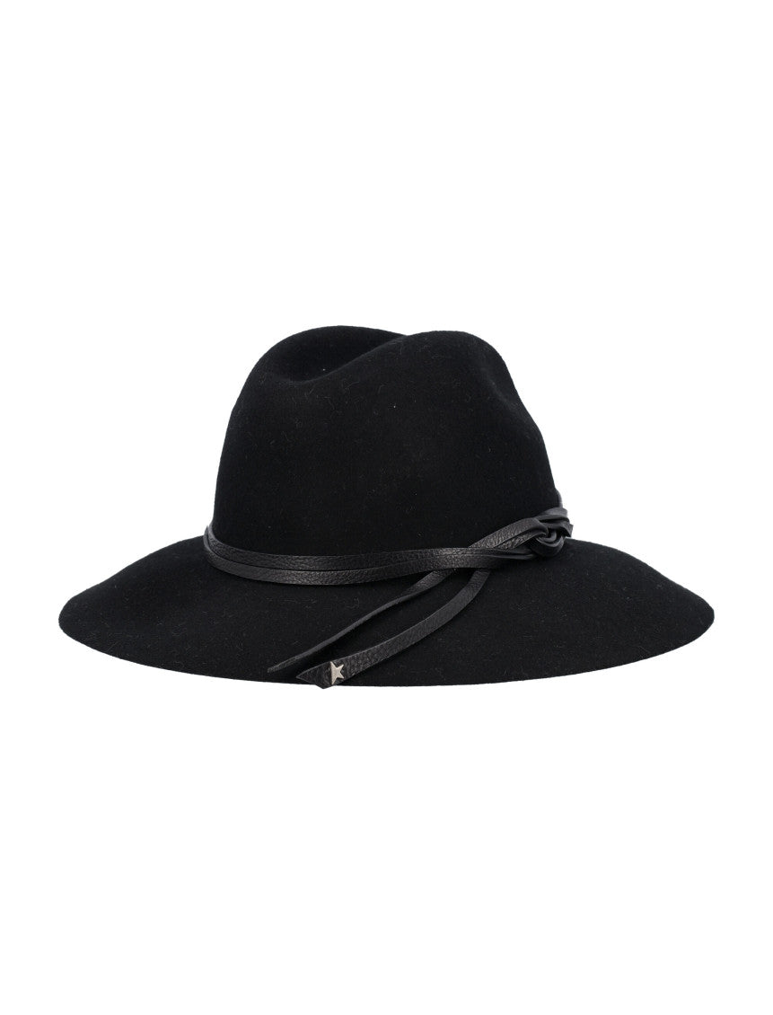 Black Solid Fedora Hat 3