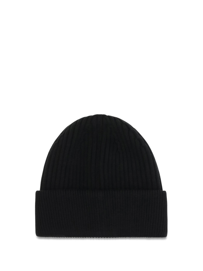Black Logo Beanies Cap 2