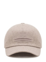 Beige Solid Baseball Cap 1
