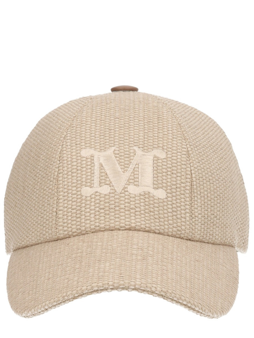 Beige Logo Baseball Cap 1