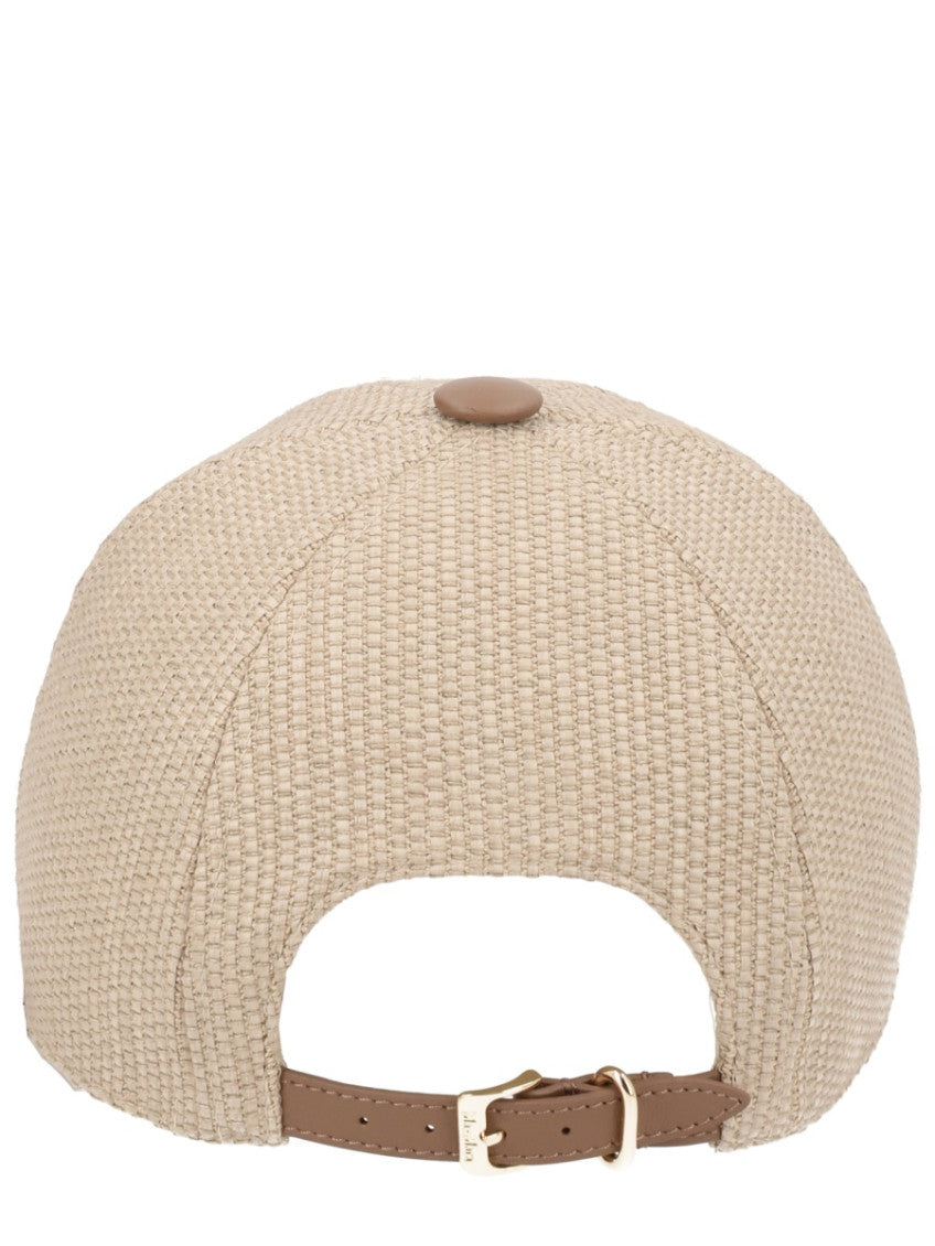 Beige Logo Baseball Cap 2