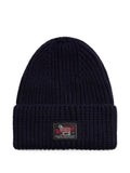 Navy Blue Knitted Beanies Cap 1
