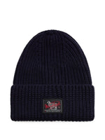 Navy Blue Knitted Beanies Cap 1