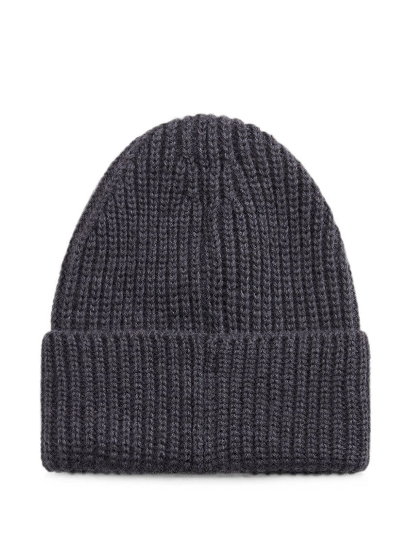Grey Knitted Beanies Cap 2