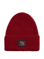Red Knitted Beanie Cap 1