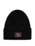Black Knitted Beanies Hat 1