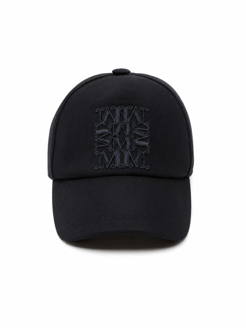 Navy Blue Embroidered Baseball Cap 1