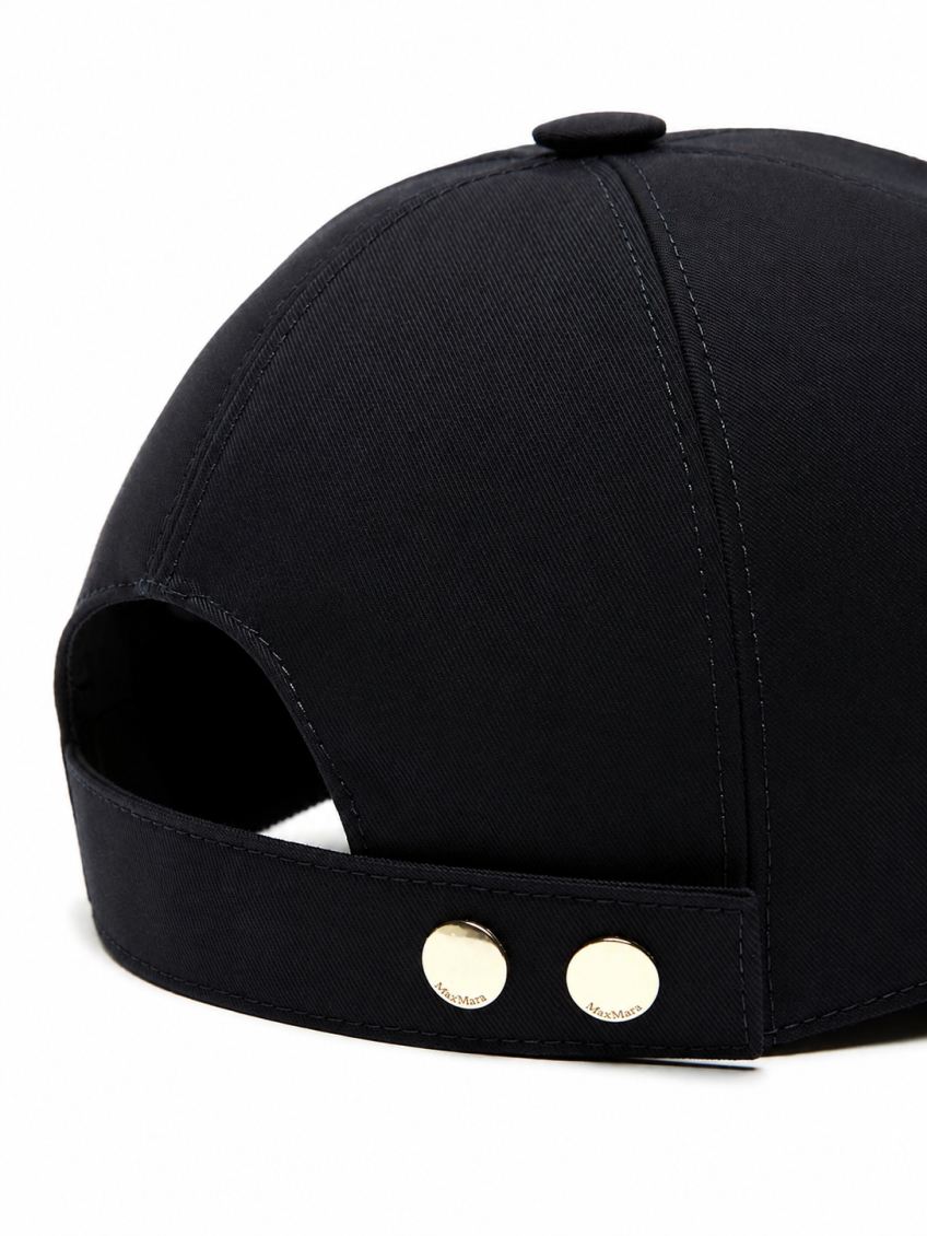 Navy Blue Embroidered Baseball Cap 3