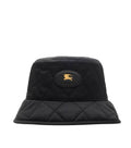 Black Logo Quilted Bucket Hat 1