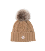 Khaki Knitted Beanie Cap 1