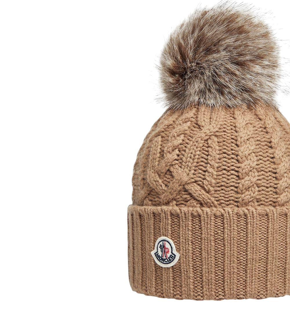 Khaki Knitted Beanie Cap 3