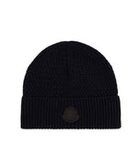 Black Logo Beanie Cap 1